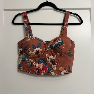 Pattern crop top